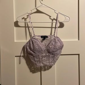 Stylish purple crop top. Only worn once